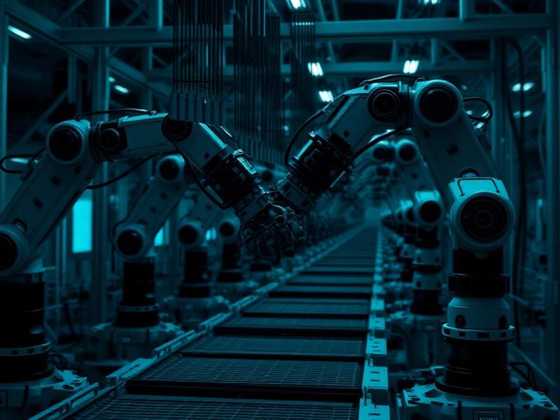 Robotics 3D animation visual
